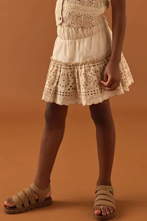 Next 100% Cotton Pleated Skirt Shorts (3-16yrs)116122cm
