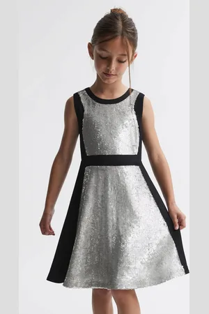 Reiss Libra jurk met lovertjes en relaxte pasvorm12