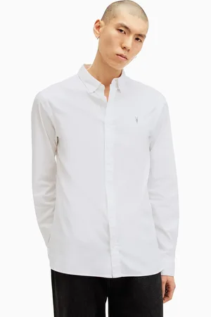 AllSaints AllSaints Hawthorne overhemd met lange mouwenXS