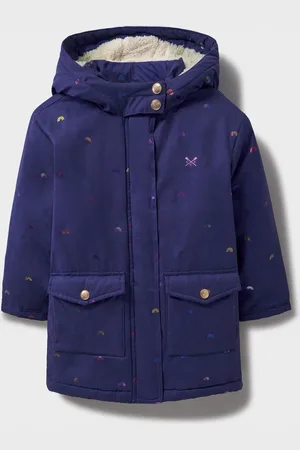 J.Crew Middelzwaar gewatteerde jas met print4