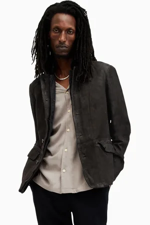 AllSaints AllSaints Survey Leather BlazerS