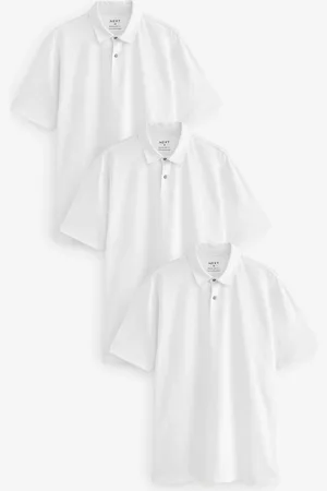 Next Set van 3 jersey poloshirts met korte mouwenXL