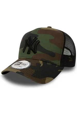 New Era New York Yankees Kids Camo 9FORTY 100% Cotton Trucker Cap116122cm
