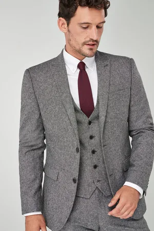 Next Slim Fit Wool Donegal Suit Jacket48 Long (UK 38 L)