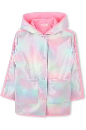 Billieblush Pink Iridescent Multicolour Hooded Rain Coat12 Jaar (152cm)