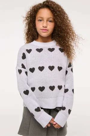 Abercrombie & Fitch Grey Heart Knitted Jumper7