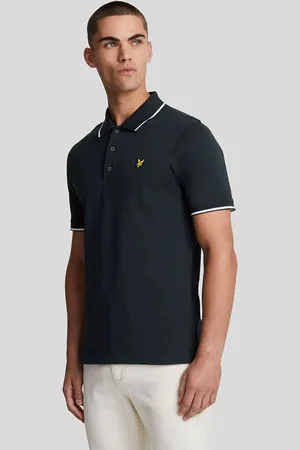Lyle & Scott Poloshirt met contrasterende randXS