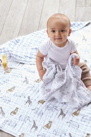 Aden + Anais Kids Dream Blanket Jungle 100% Cotton MuslinONE