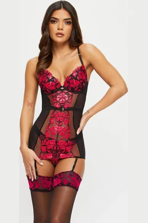 Ann Summers The Hero Floral 100% Cotton Cami Suspender40D-DD