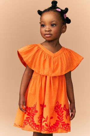 Next Embroidered 100% Cotton Dress (3mths-10yrs)6874cm
