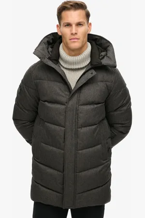 Superdry City Chevron Padded Parka CoatS