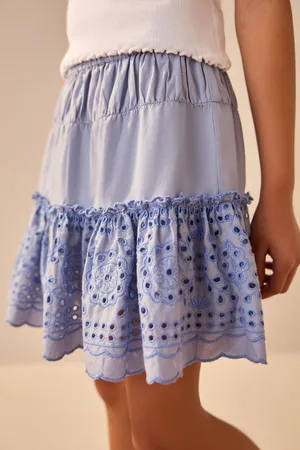 Next 100% Cotton Pleated Skirt Shorts (3-16yrs)104110cm