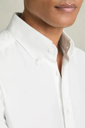 Reiss Greenwich Slim-Fit Button-Down Collar Cotton Oxford ShirtXXL