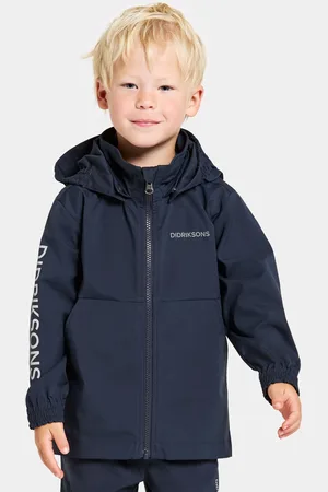 Didriksons Kids Blue Hallon Water-Repellent Jacket116122cm