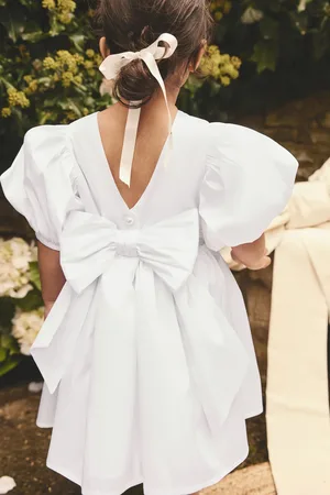 Next Flower Girl Taffeta Bow Dress (3mths-8yrs)12