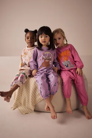 Next Verpakking van 3 joggingbroeken van 100% katoen pyjama
