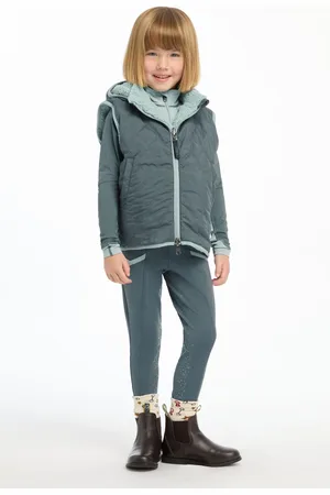 LeMieux Mini Elsie Reversible Petrol Gilet3