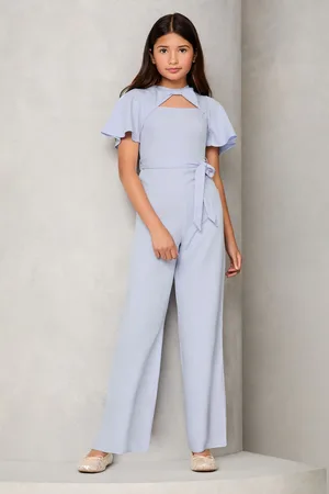 Lipsy London Jumpsuit met uitsnijdingen en fladdermouwtjes (5-16jr)10 Jaar (140cm)