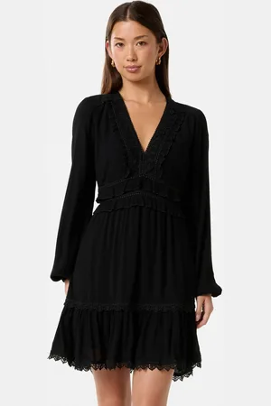 Forever New Elsa Trim High Low Mini Dress42