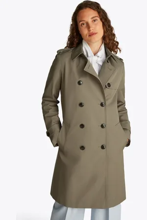 Tommy Hilfiger Slim 100% Organic Cotton Trench Coat38