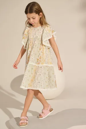 Next Printed 100% Cotton Ruffle Dress (3-16yrs)134140cm