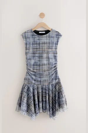 Next Mesh Asymetric Short Sleeve Mini Dress42