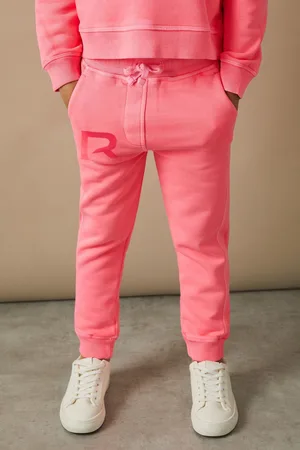 Reiss Kelly oversized logo katoenen mix trekkoord joggingbroek9