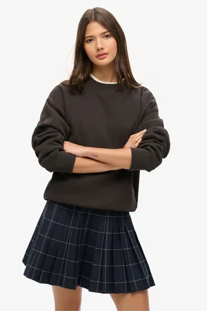 Superdry Vintage geruite minirok met plooien38