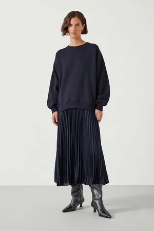 Hush Puppies Gabriela Pleated Skirt Sweat Dresslarge