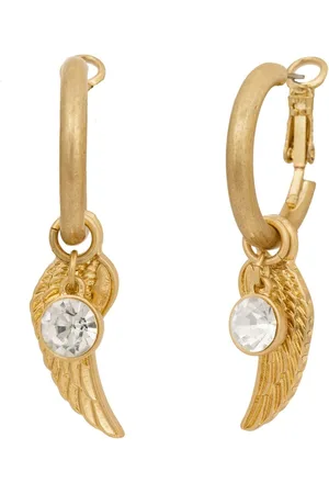 Bibi Bijoux Gold Tone Serenity Interchangeable Hoop Earringseen