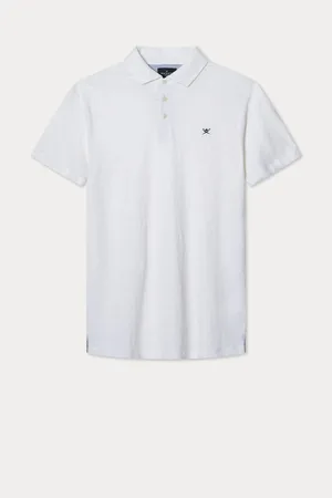 Hackett Linen Seersucker Polo2X-Large