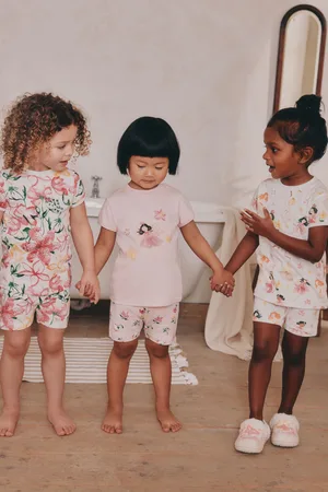 Next Short 100% Cotton Pyjamas 3 Pack (9mths-12yrs)128134cm