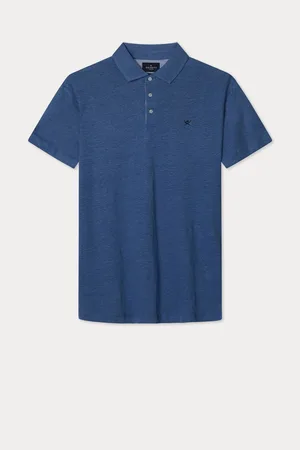 Hackett Linen Seersucker Polo2X-Large