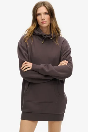 Superdry Tattoo Rhinestone Hoodie Dress38-40