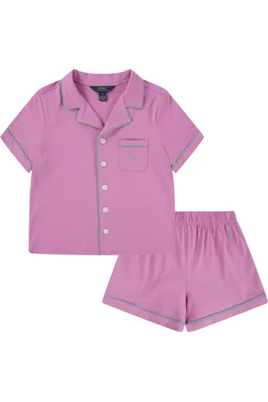 Ralph Lauren 100% Cotton Floral T-Shirt and Shorts Pyjamas Set128134cm