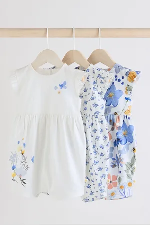 Next Verpakking van 3 babyrompertjes van 100% katoen met print8086cm