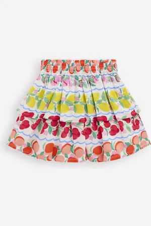 Boden 100% Cotton Tiered Woven Skirt128134cm