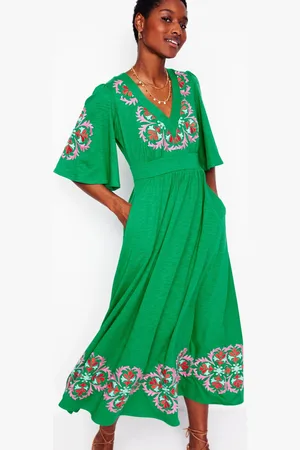 Boden Maya Embroidered Kimono Dress36