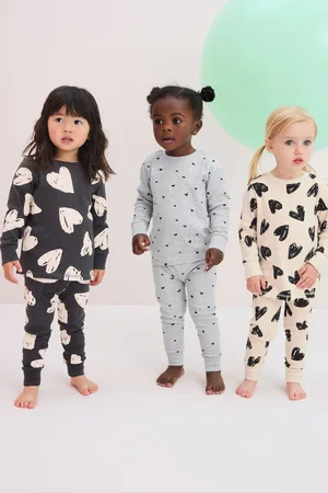 Next 100% Cotton Floral Snuggle Pyjamas 3 Pack (9mths-12yrs)6