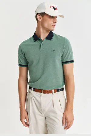 GANT Short Sleeve Oxford Pique Polo Shirtxlarge