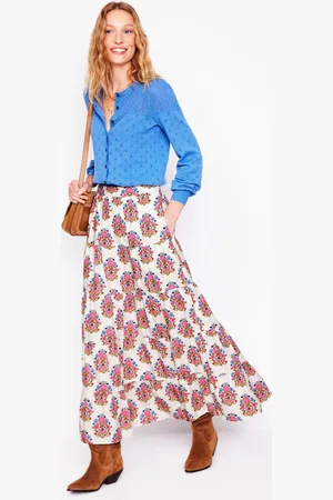 Boden 100% Cotton Nadia Poplin Maxi Skirt40