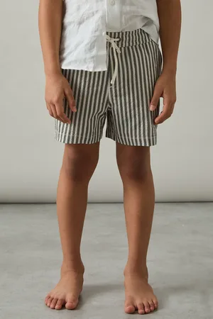 Reiss Bay Seersucker Striped Swim Shorts146152cm