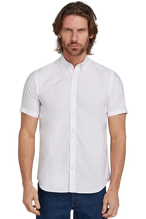 Raging Bull Short Sleeve Lightweight Oxford 100% Cotton ShirtMedium