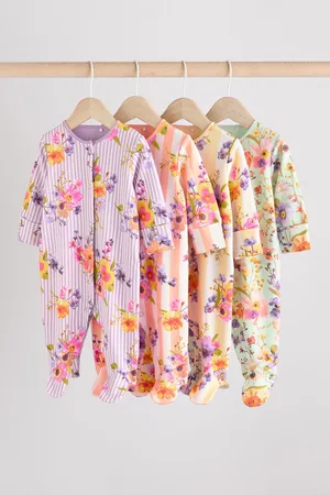 Next Gebloemde babypyjama