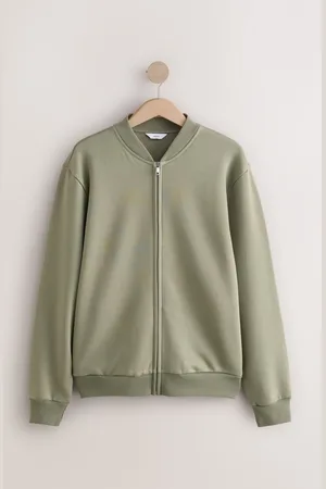 Next Cotton Rich Jersey Bomber JacketX-large