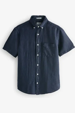 GANT 100% Cotton Regular Fit Short Sleeve Garment Dyed Linen Shirtxxlarge