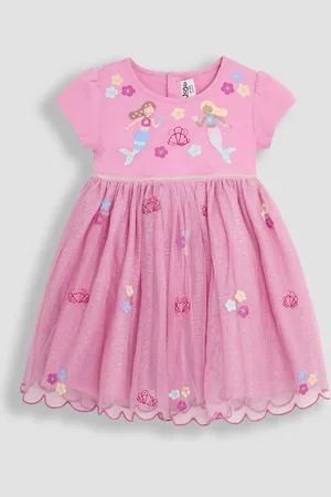 JoJo Maman Bébé Appliqué Tulle Party Dress8692cm