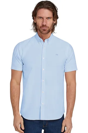 Raging Bull Short Sleeve Lightweight Oxford 100% Cotton ShirtMedium