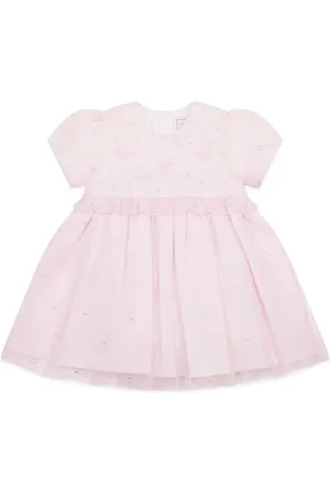 Emile et Rose Pink Party 100% Cotton Dress56cm