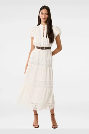 Forever New Amy Belted Trim Midi Dress34